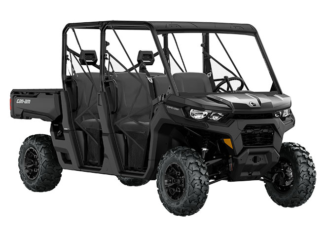 ORV SSV MY23 Can Am Defender MAX DPS HD9 Timeless Black 0008RPD00 Studio 34FR NA